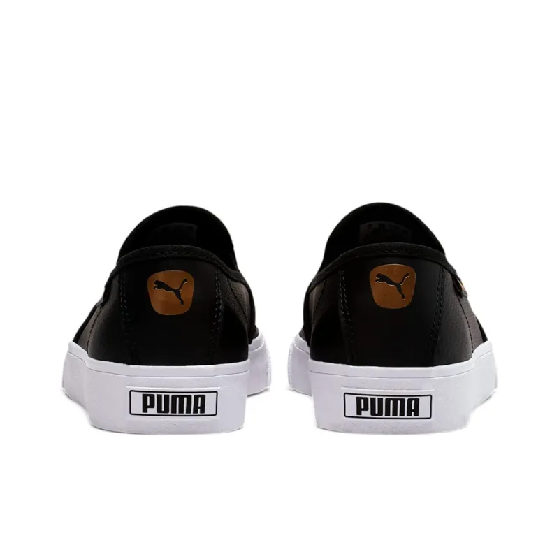 PUMA Bari Cat Slip On Black/White Women's-3