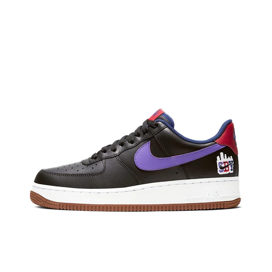 nike air force black and purple