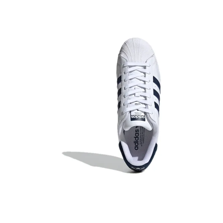 Adidas Originals Superstar Shoes 'Cloud White Navy Blue'-4
