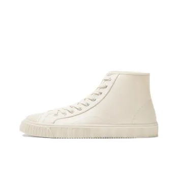 ZARA High-Top Skateboard Shoes Men's White