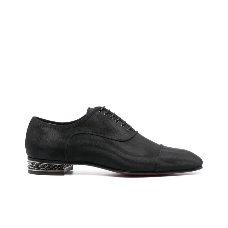 Christian Louboutin Spike-detail Leather Oxford Shoes-1