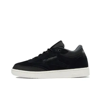 Reebok Club C Mid Ii Fashion Casual Skate Shoes Unisex Black