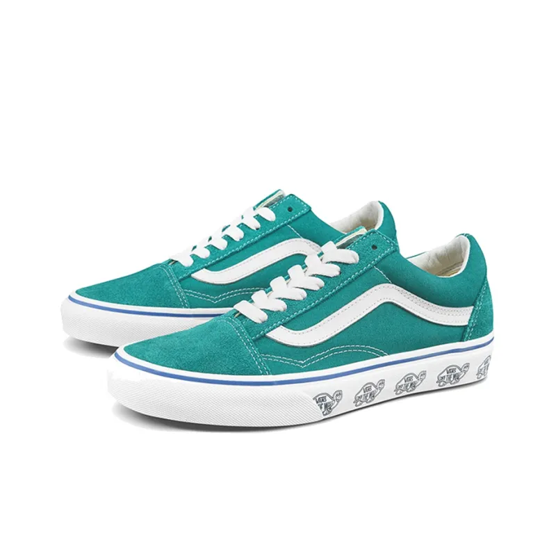 Vans Sidewall Print Old Skool Blue-1