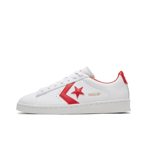 Converse Pro Leather Ox White Red