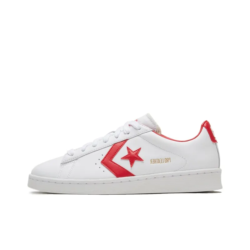 Converse Pro Leather Ox White Red-0