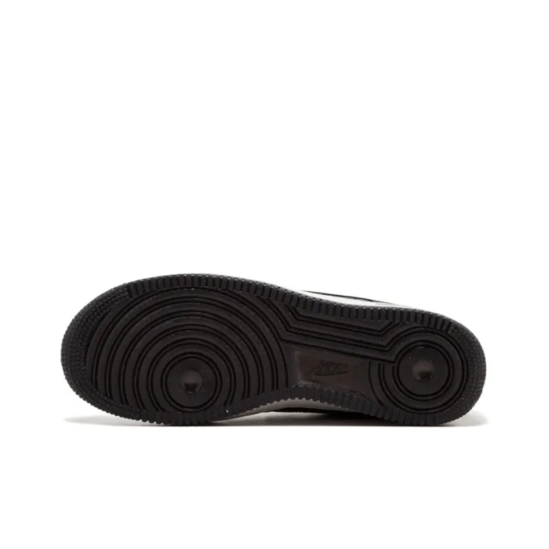 Nike Air Force 1 07 Premium Essential Slip-Resistant Coverage Low-Top Skateboard Shoes Women's Black White-4