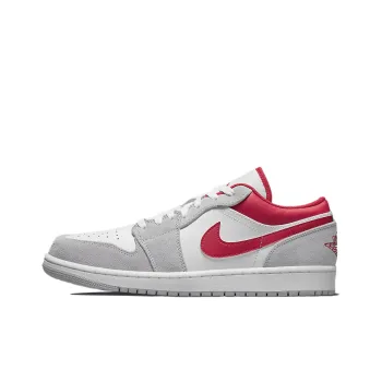JORDAN 1 Low Se Light Smoke Grey Gym Red