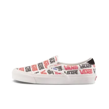 Slip On Vans 59 Lx 'Racing Red Logo Checkerboard'