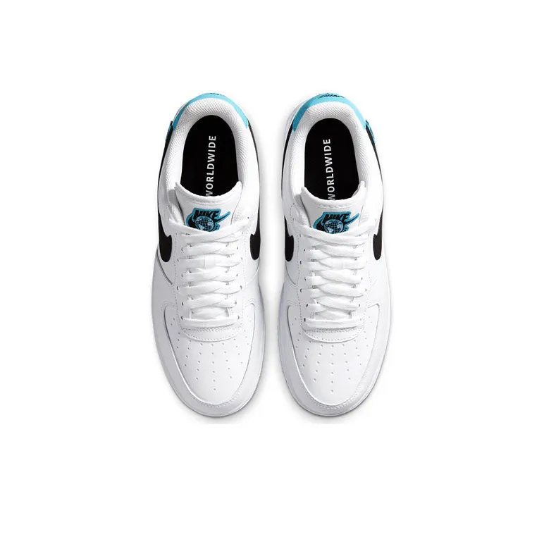 Nike Air Force 1 Low Worldwide White Blue Fury Black-3