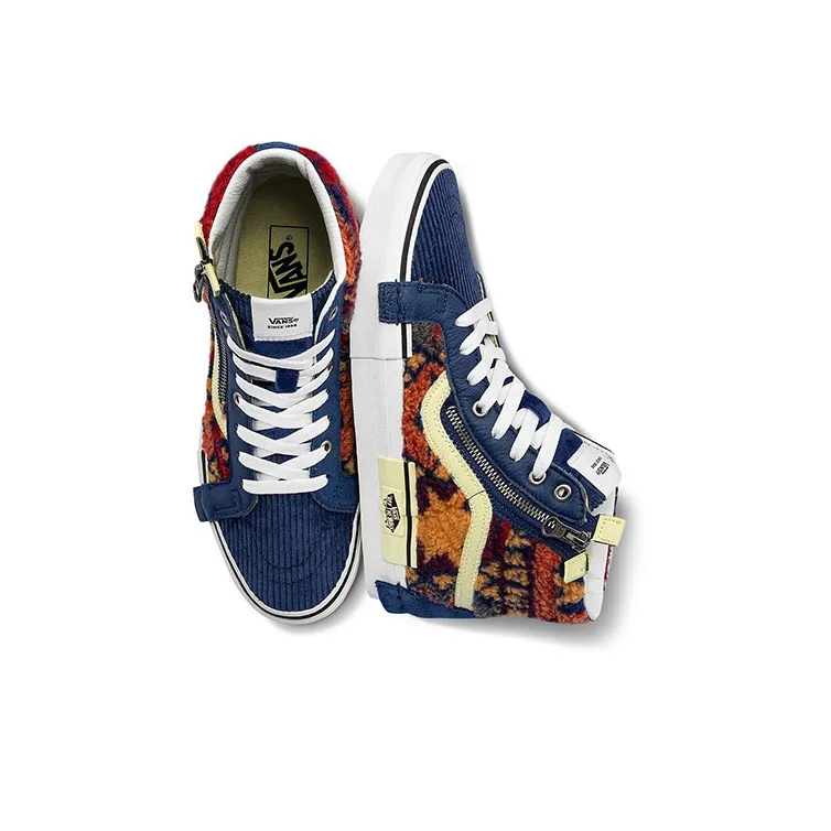 Vans Shoes Skate Shoes 'Blue Red'-3