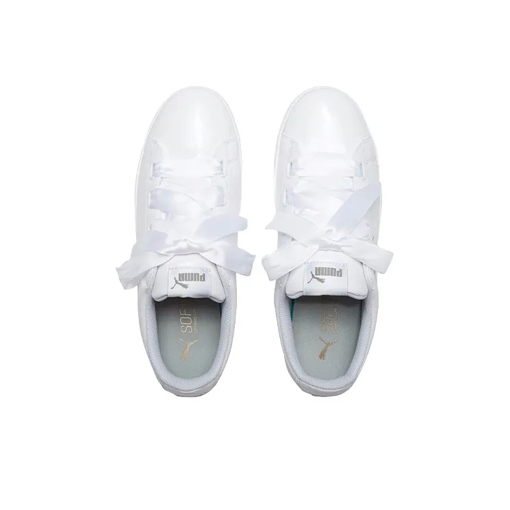 PUMA Vikky Platform Ribbon White Women's-3