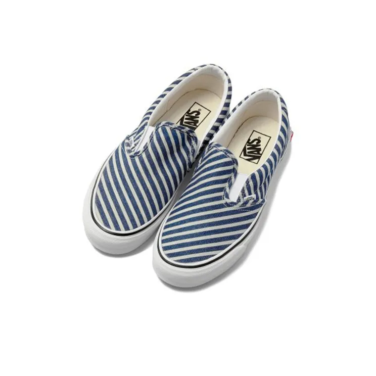 Vans Classic Slip On 'Twist Stripes Navy'-3