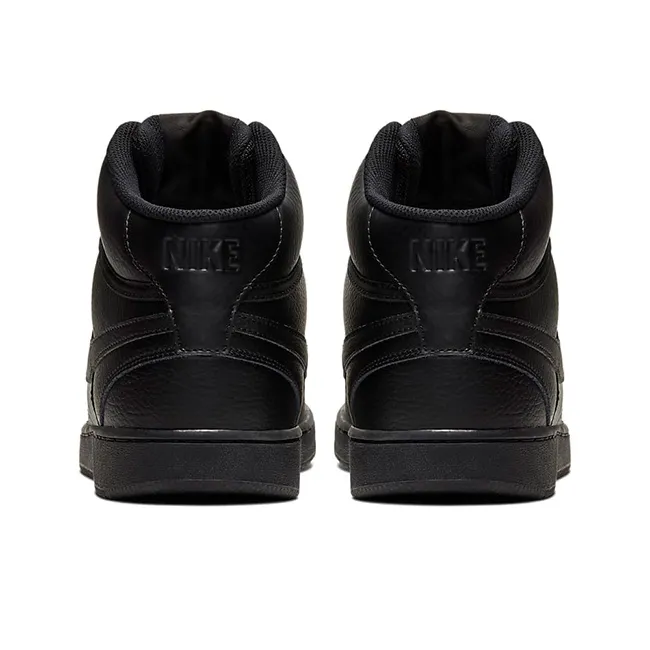 Nike Court Vision Mid Triple Black-4