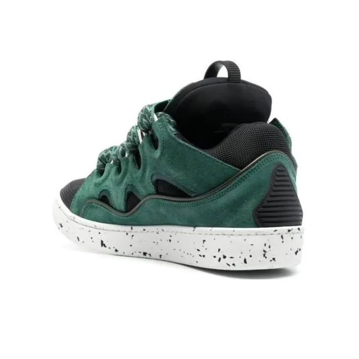 Lanvin Curb Sneakers 'Green'-3