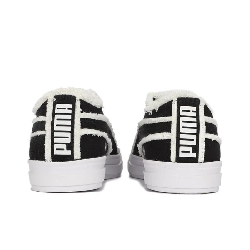PUMA Capri Raw Cut Board Shoes Black/White-2