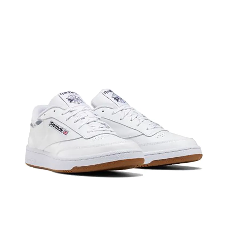 Reebok Club C 85 White Light Blue 'White Brown'-2