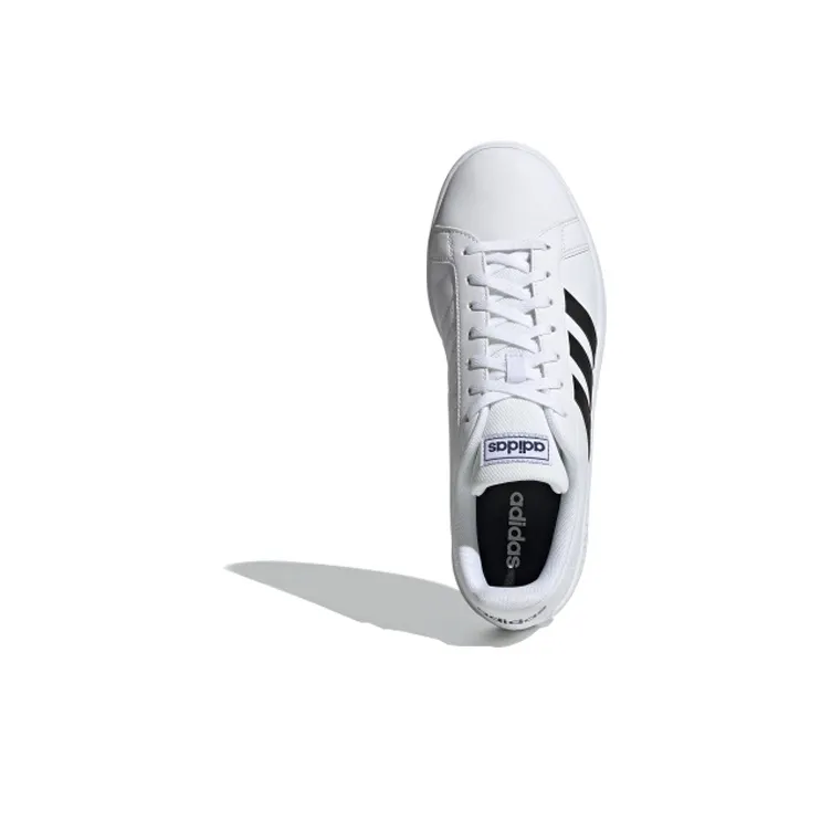 Adidas Grand Court Base Cloud White Core Black Dark Blue-4