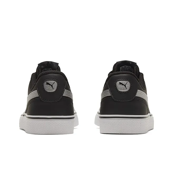 PUMA Court Point Vulc V2 Black/White/Silvery Low Casual Board Shoes-4