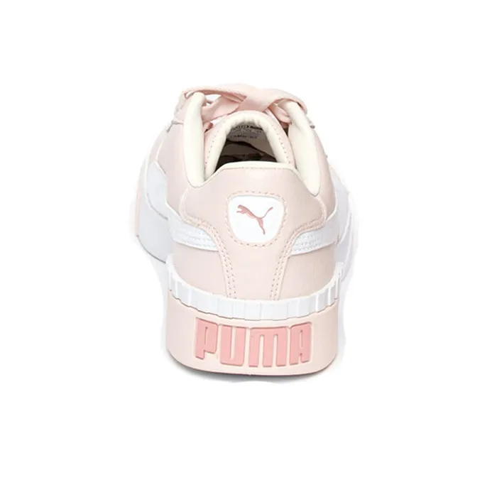 PUMA Cali Anti-Slip And Wear-Resistant Breathable Low-Top Skateboard Shoes Women's Pink White-3