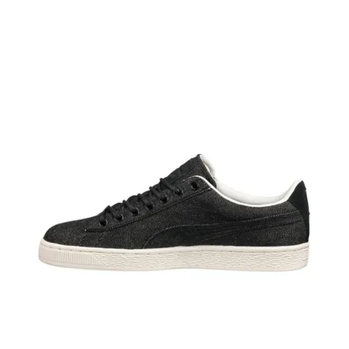 PUMA Basket Skateboard Shoes Men Low-Top Black