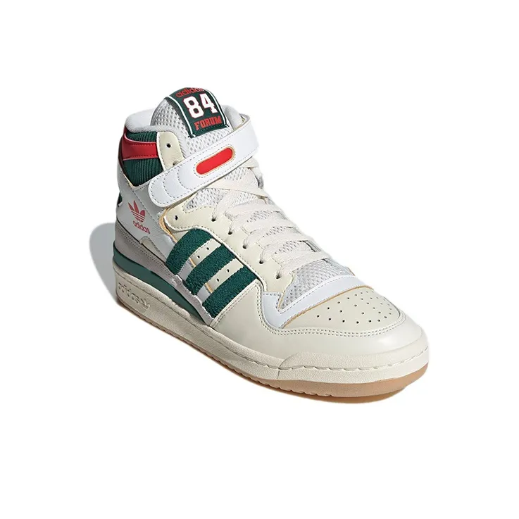 Adidas Forum 84 High Collegiate Green Red-2