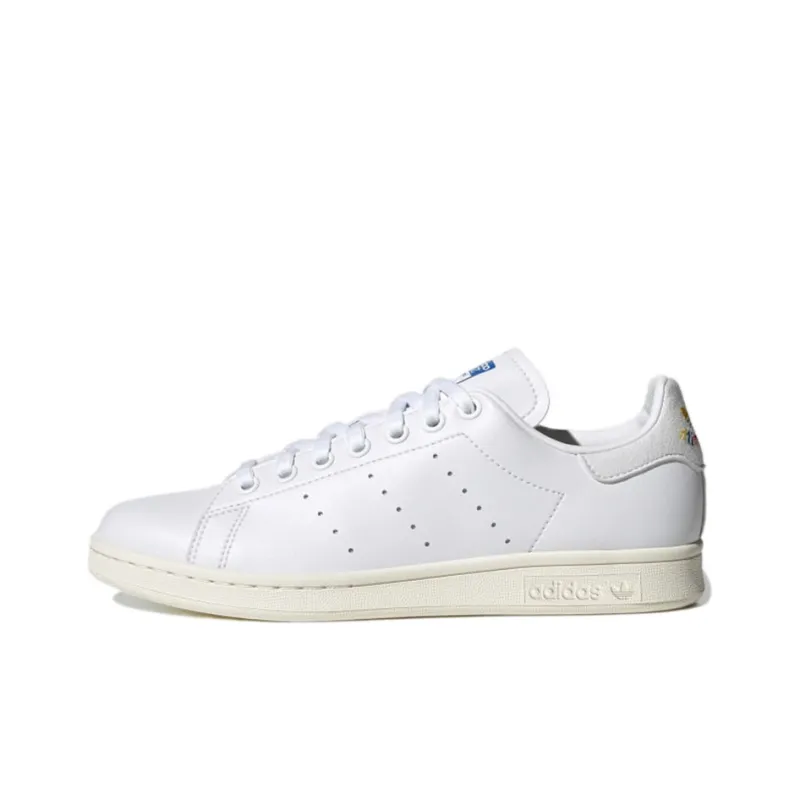 Adidas Stan Smith White Multi Heel Women's-0