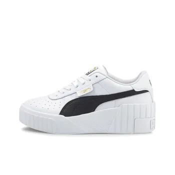 PUMA Cali Wedge 'White Black' Women's