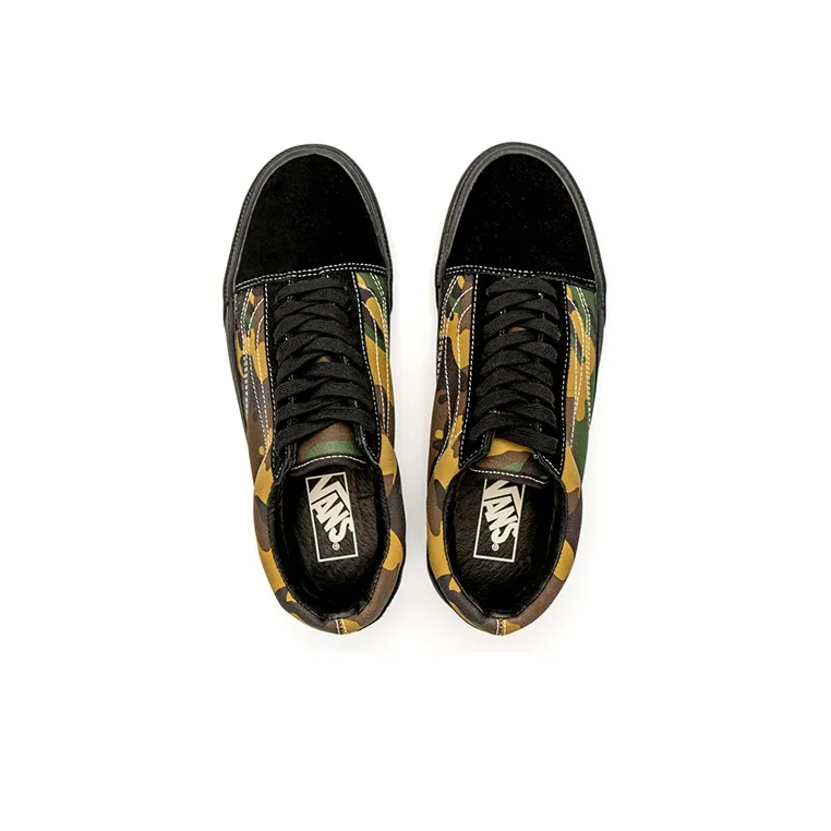 Vans Supreme X Vans Unisex Old Skool Sneakers Black/Green-1