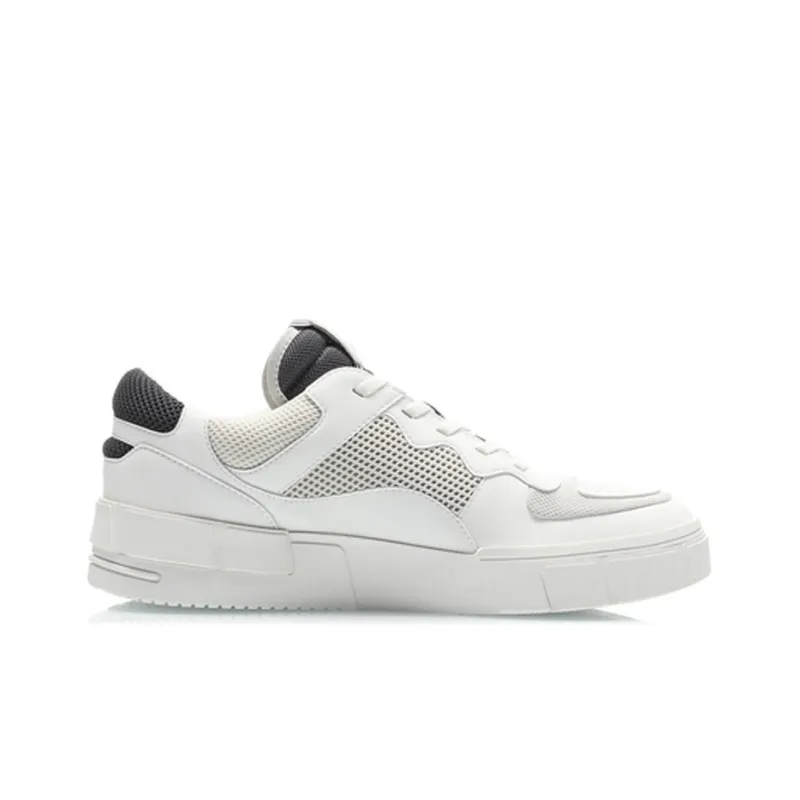 LiNing CF The One Low Top Skateboard Shoes Men's Mist White-1