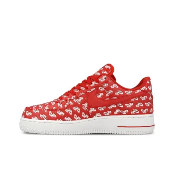 Nike Air Force 1 Low All Over Logo Red