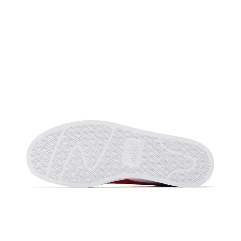 PUMA Smash Vulc V3 Lo 'White High Risk Red'-4