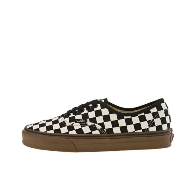 Vans Authentic Checkerboard Black Gum-0