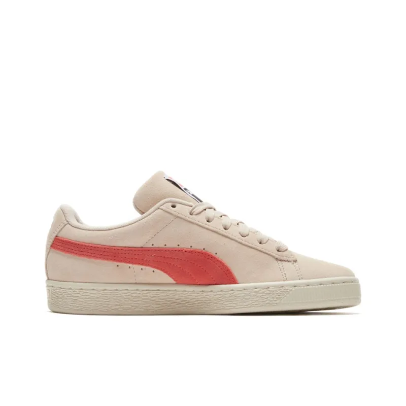 Puma Suede Cream Hot Coral-1