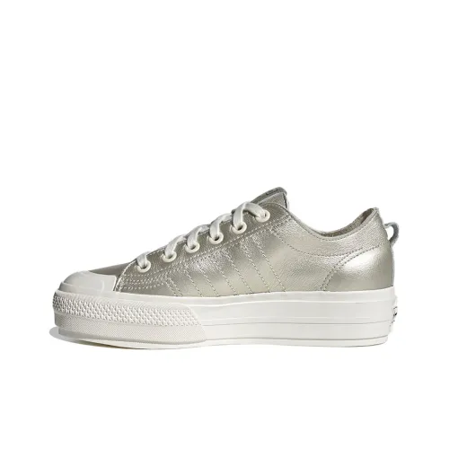 Adidas Originals Nizza Rf Platform 'White Gold' Women's