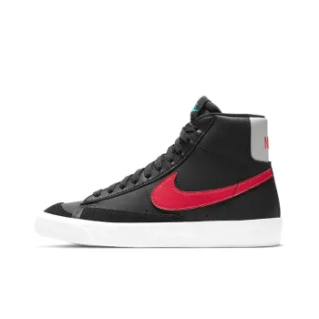 Nike Blazer Mid 77 Black Fusion Red Blue GS