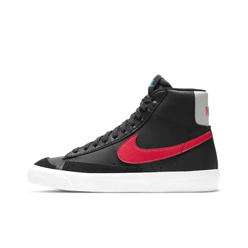 Nike Blazer Mid 77 Black Fusion Red Blue GS-0