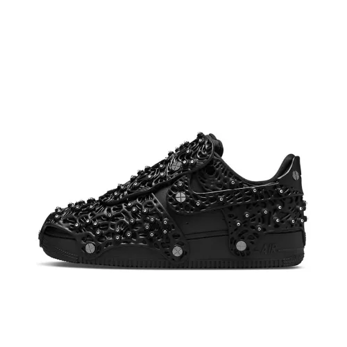 Nike Air Force 1 Low Swarovski Retroreflective Crystals Black Women's