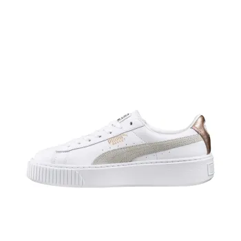 PUMA Basket Platform Euphoria Rg 'White Gray Gold' Women's