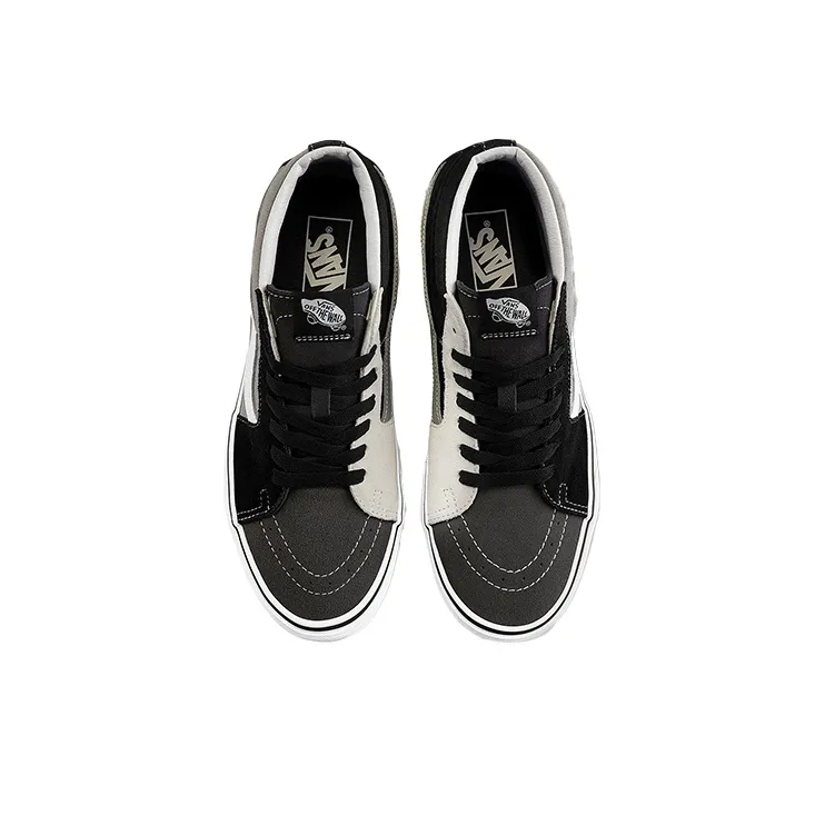 Vans SK8 Mid Black/White/Grey-2