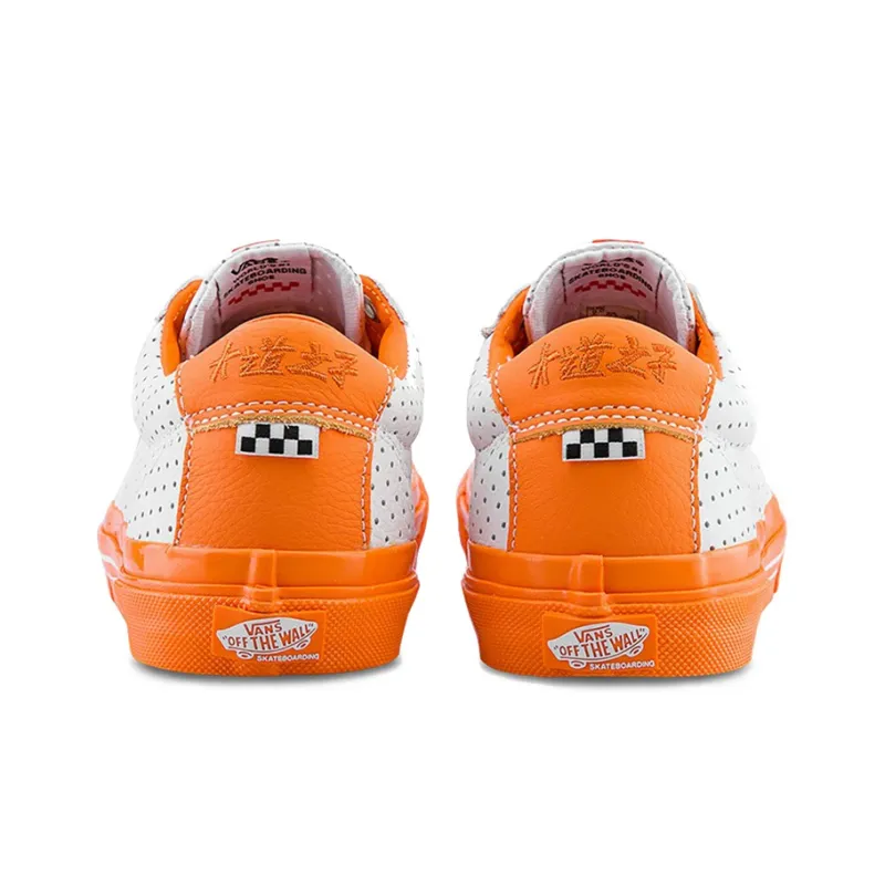 Vans Avenue&Son X Vans Skate Sid Flicks Of Fury Sneakers White/Orange-4