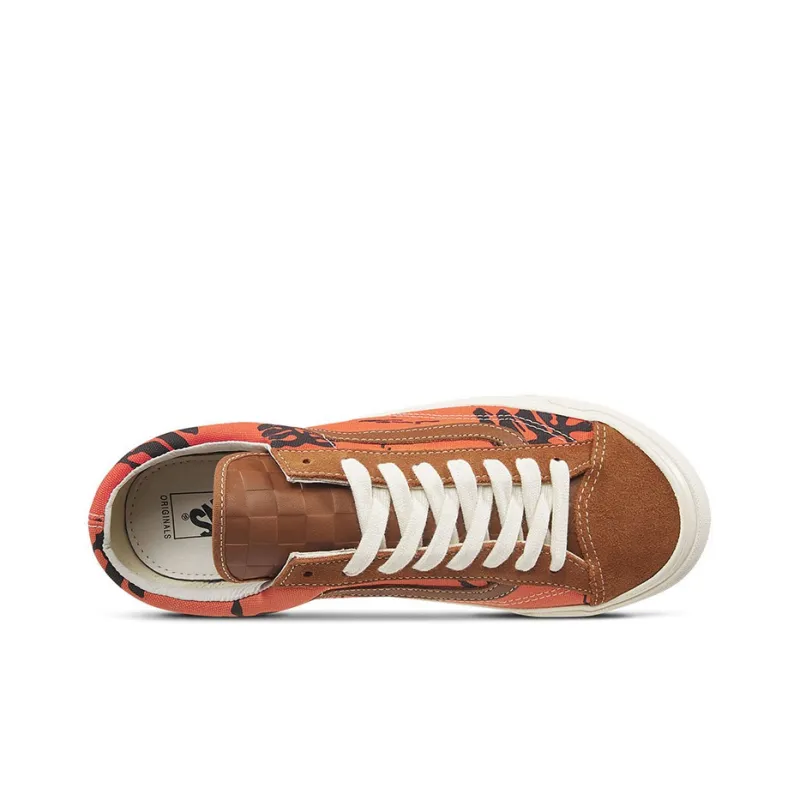 Vans Style 36 Modernica Orange Hawaiian Print-3