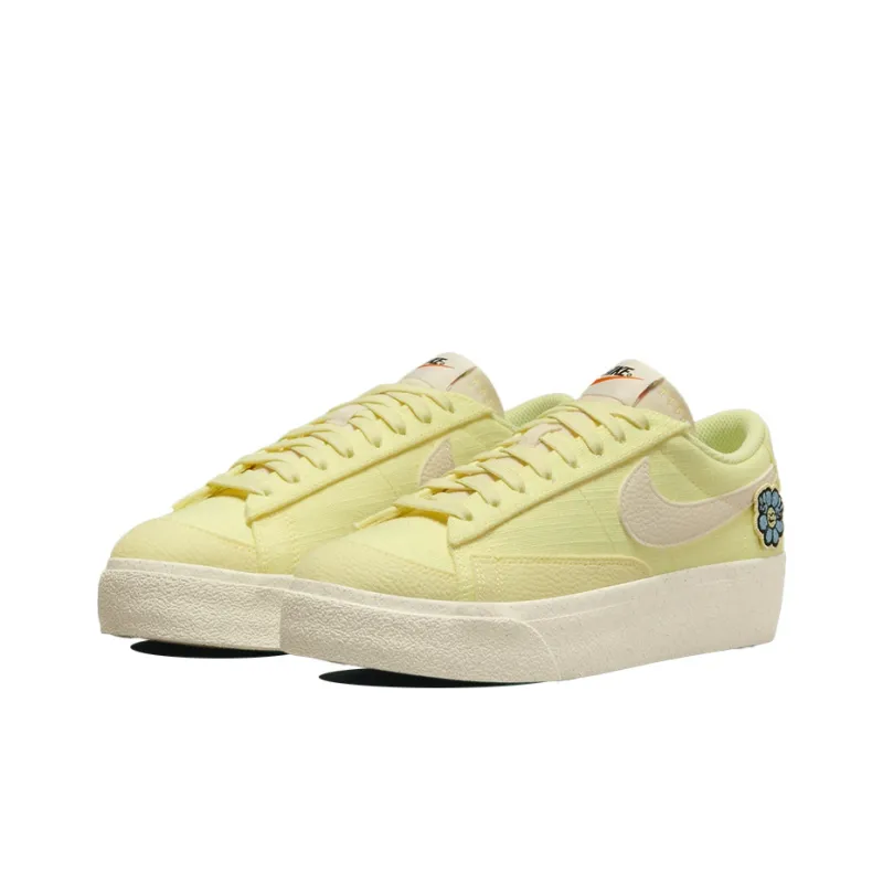 Nike Blazer Low Platform Se Next Nature Air Sprung Citron Tint Women's-2