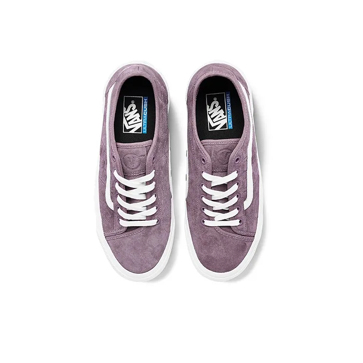 Vans Bess Ni Anti-Slip Wear-Resistant Low-Top Skateboard Shoes Unisex Light Purple-2