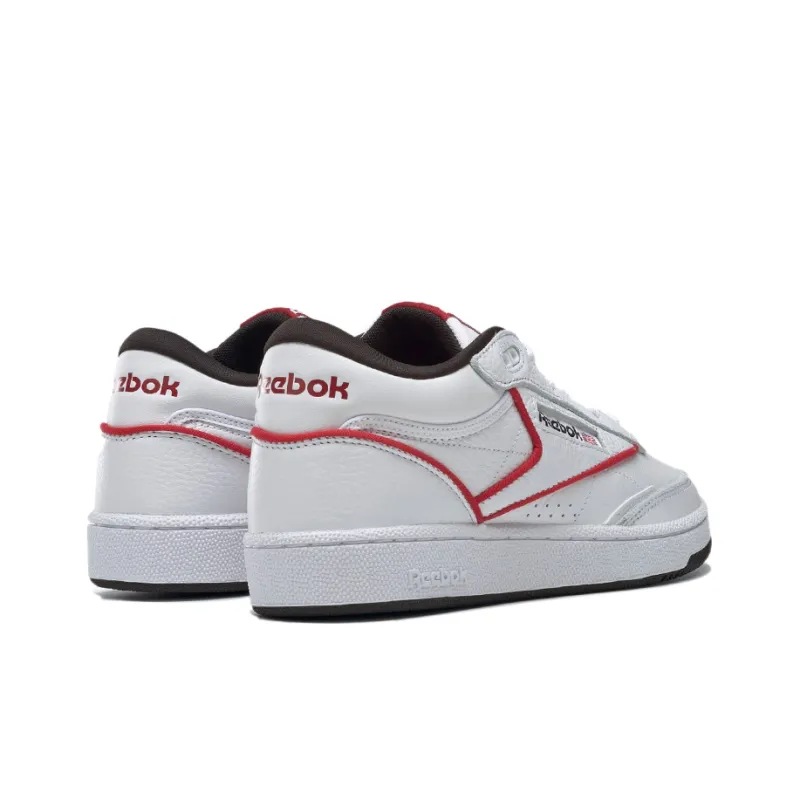 Reebok Club C Mid 2 'White Flash Red'-3