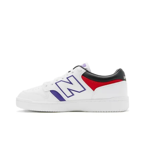 New Balance NB 480 Skateboard Shoes Unisex Low-Top White/Blue/Black/Red