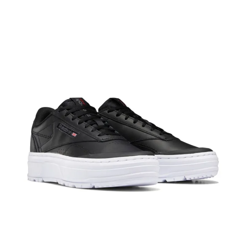 Reebok Club C Double Geo Black White Women's-2