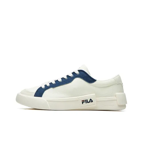 FILA FUSION POP Skateboard Shoes Men Low-Top White/Blue/Green