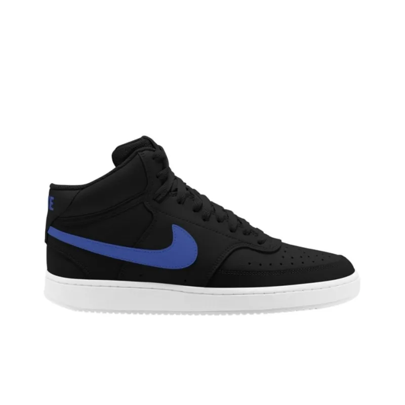 Nike Court Vision Mid Shoes Black/Blue-1
