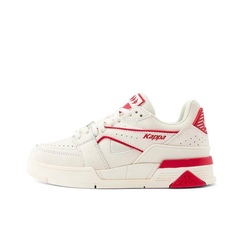 Kappa Wear Resistant Low Top Skateboard Shoes Unisex Cherry Red-0