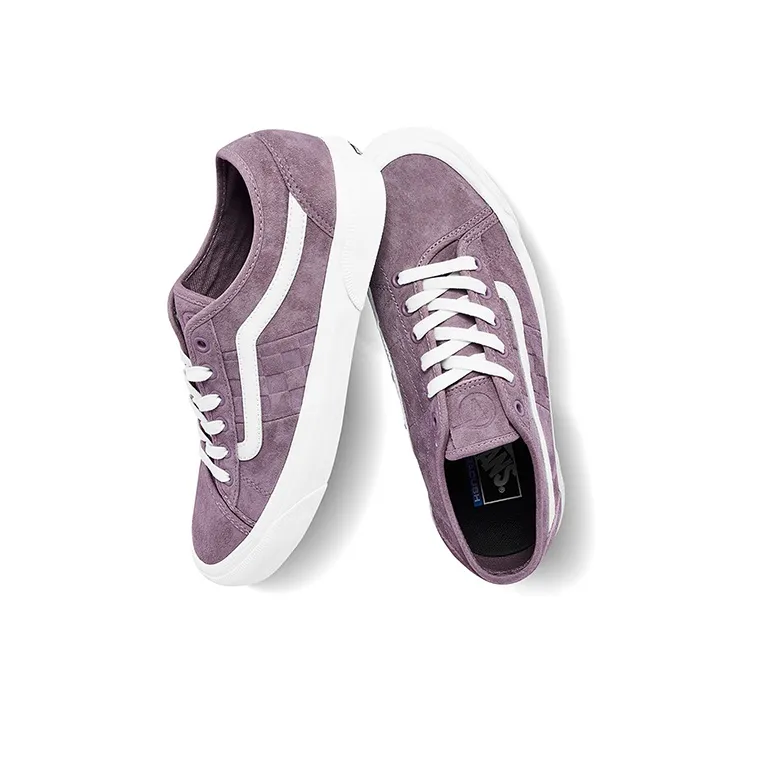 Vans Bess Ni Anti-Slip Wear-Resistant Low-Top Skateboard Shoes Unisex Light Purple-3